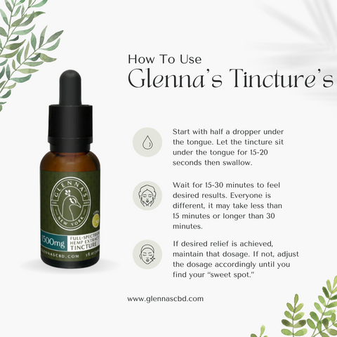 1500MG Tinctures Glennas CBD