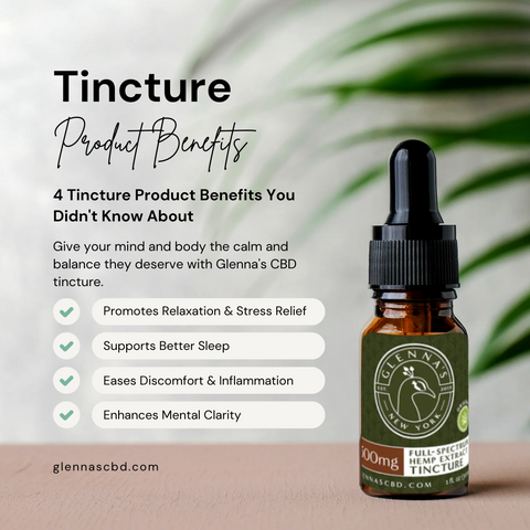 300MG Tinctures Glennas CBD