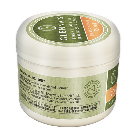 Even & Clear Skin Care Glennas CBD