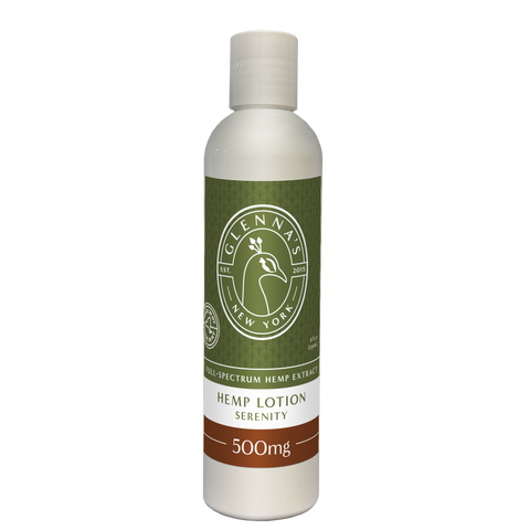 500MG Serenity or Menthol Lotions Glennas CBD