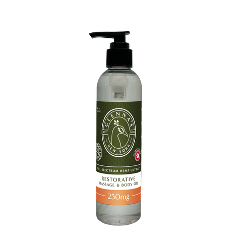 Lavender or Island Hibiscus Massage Oils Glennas CBD