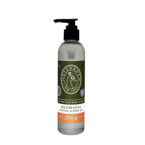 Lavender or Island Hibiscus Massage Oils Glennas CBD