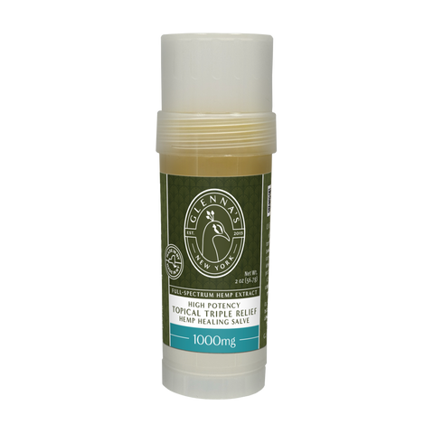 500MG and 1000MG Triple Relief Salves Glennas CBD