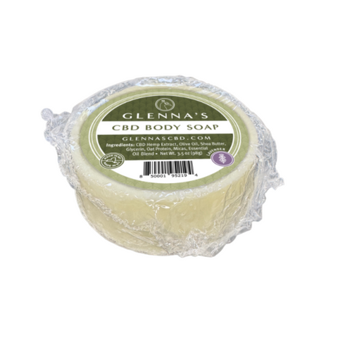 Body Soap Glennas CBD