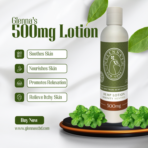 500MG Serenity or Menthol Lotions
