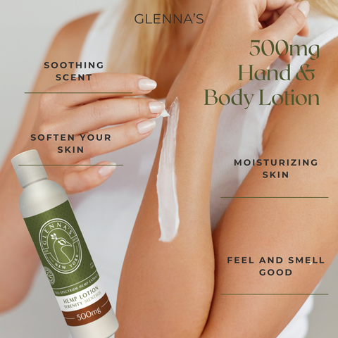 500MG Serenity or Menthol Lotions