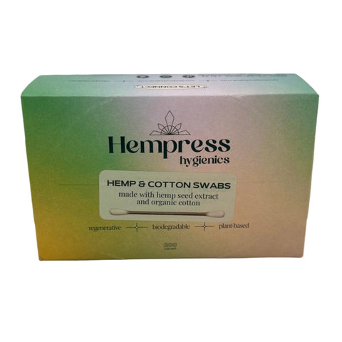 Hempress Hygienics Hemp& Cotton Swabs